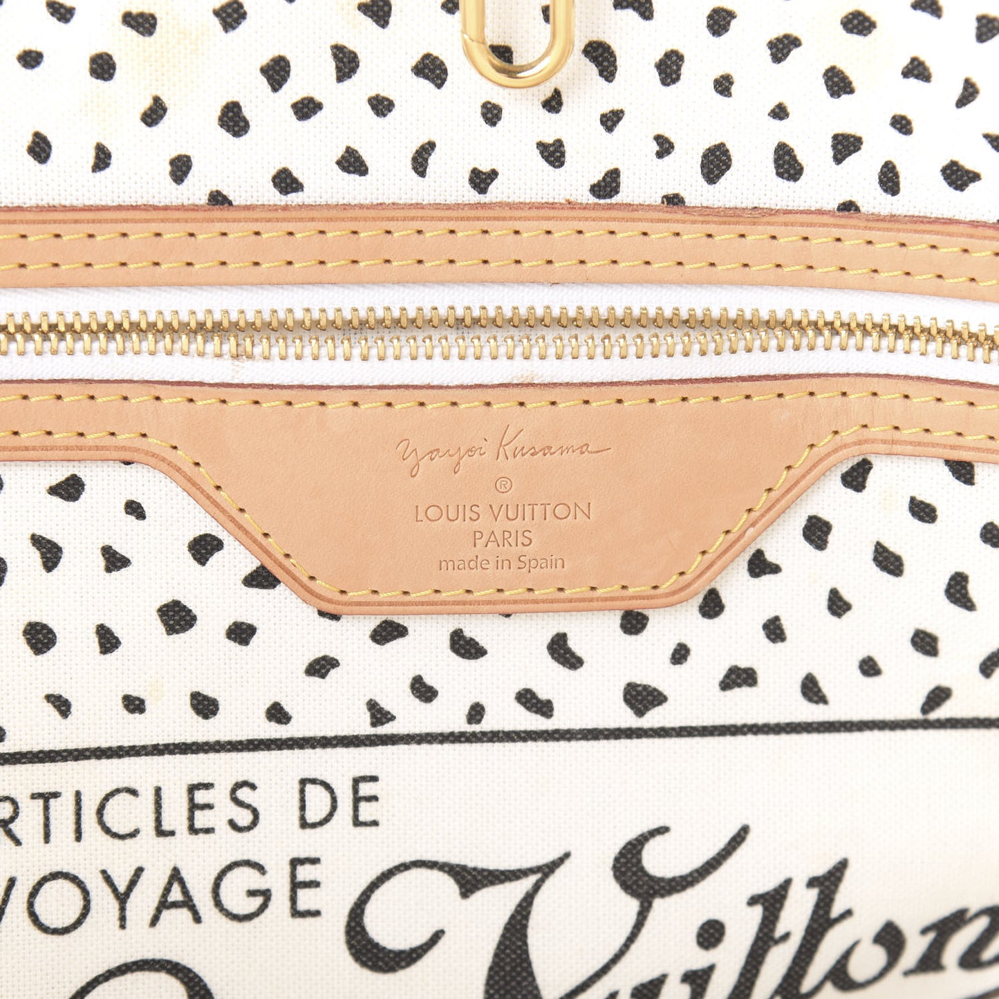 Monogram Kusama Waves Neverfull MM White