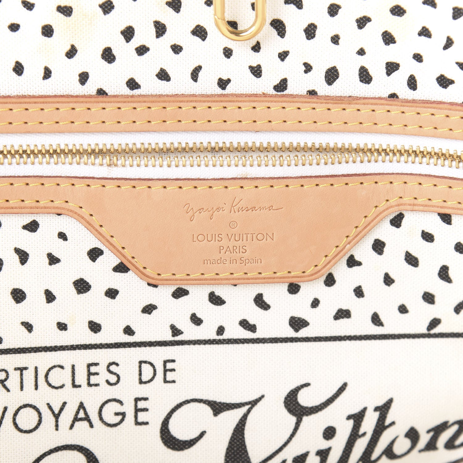 Louis Vuitton Monogram Kusama Waves Neverfull MM White 5 of 14