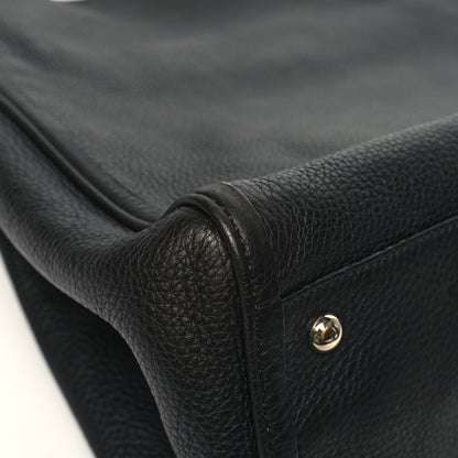Gucci Pebbled Calfskin Medium Soho Shoulder Bag Black 11 of 13