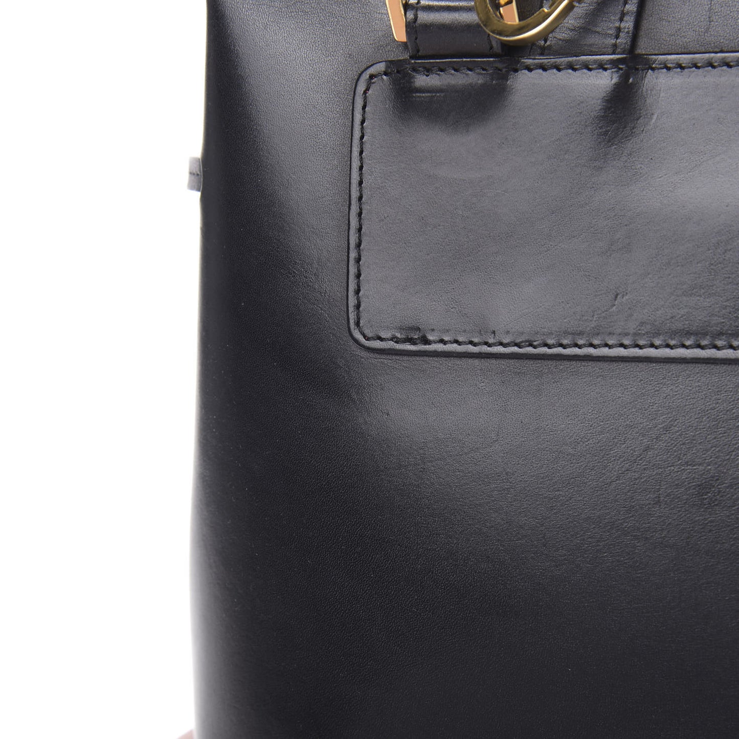 Calfskin Lady Bag Black Flamma
