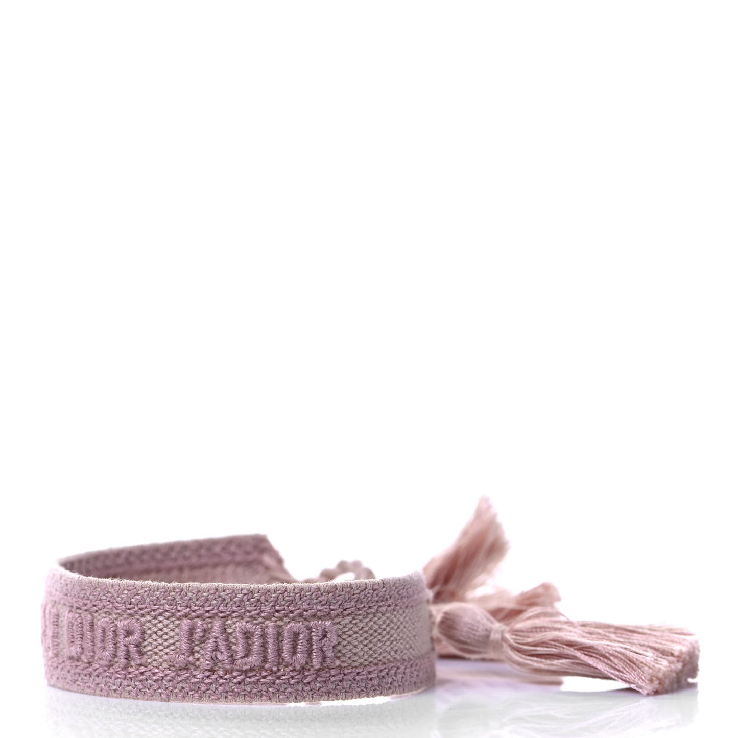 Woven Cotton J'Adior Friendship Bracelet Set Pink