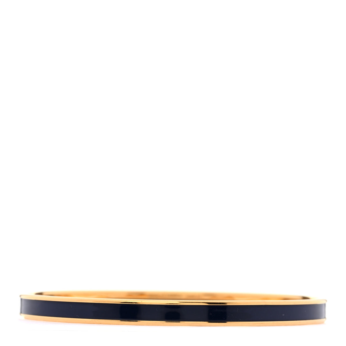 Hermes Enamel Printed Extra Narrow Uni Bracelet 70 Ultramarine 3 of 5