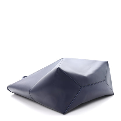 Loewe Shiny Calfskin XL Puzzle Fold Tote Abyss Blue 4 of 10