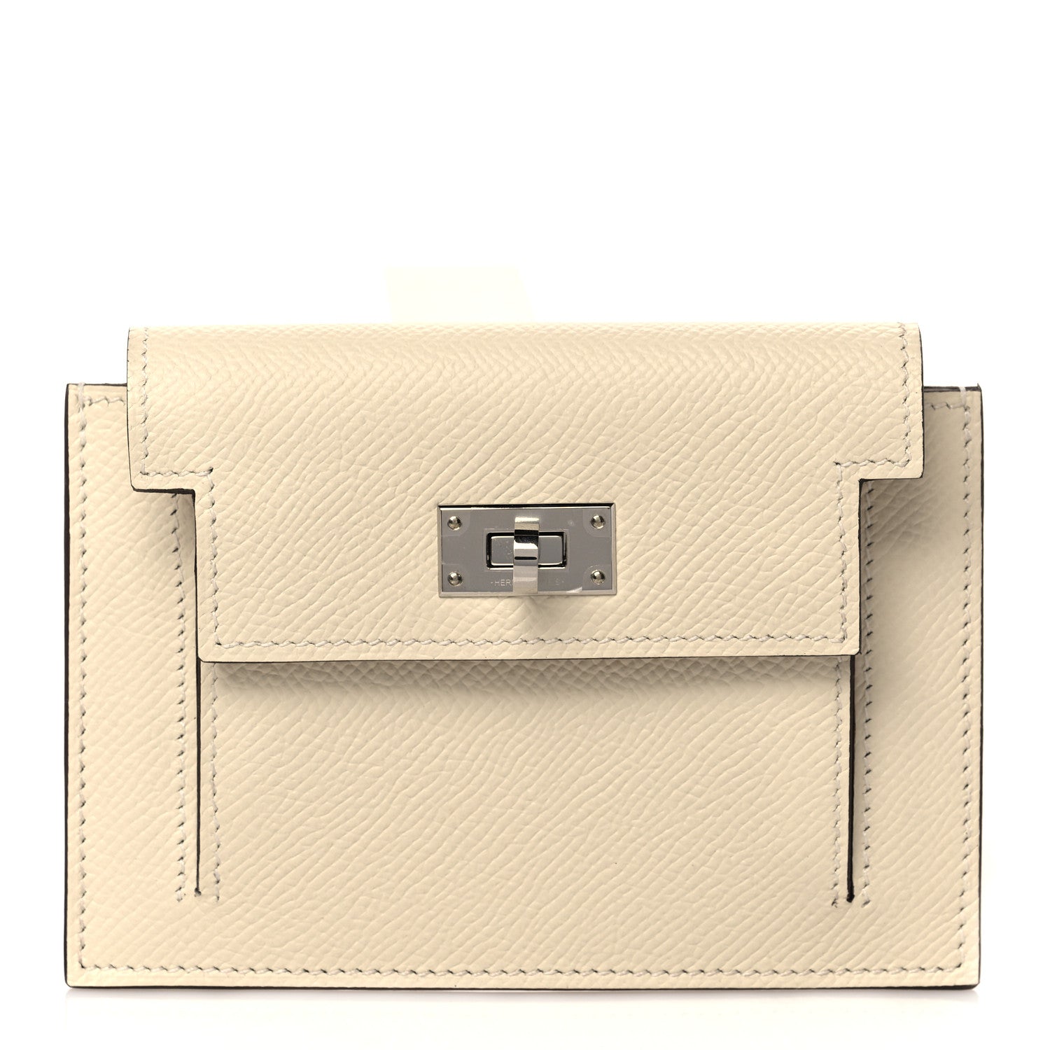 Hermes Epsom Kelly Pocket Compact Wallet Nata 1 of 9