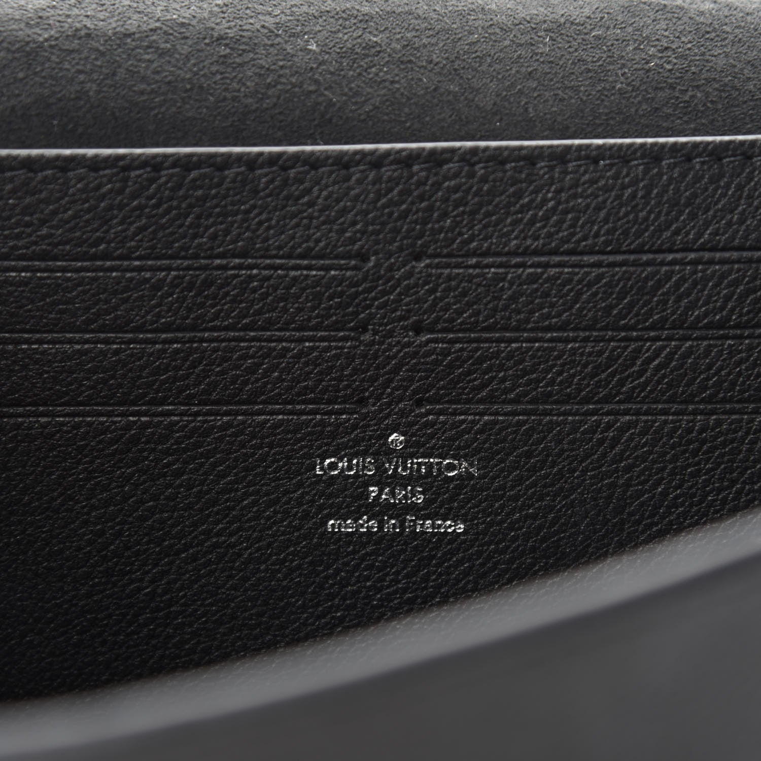 Louis Vuitton Calfskin Lockme Clutch Black 8 of 11