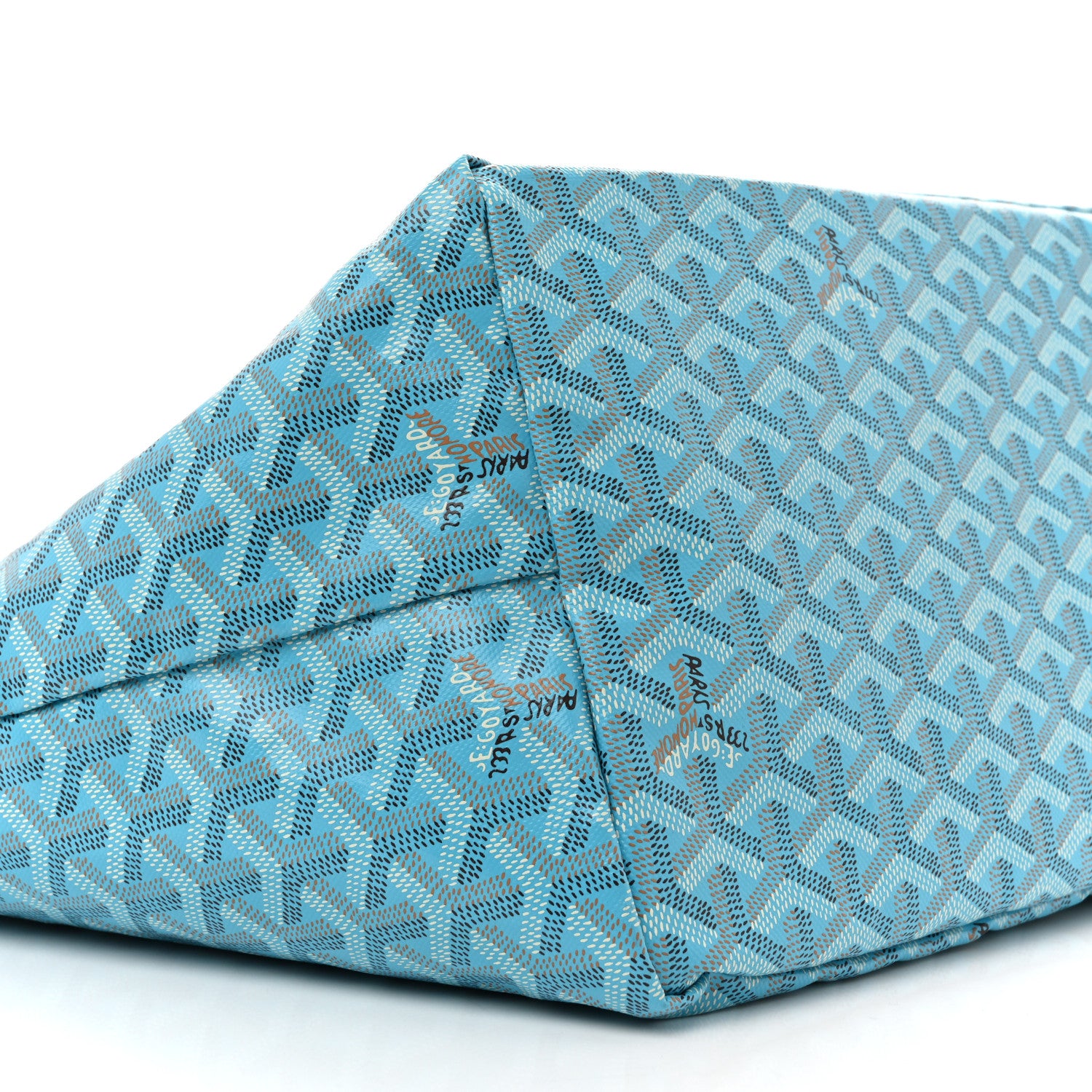 Goyard Goyardine Saint Louis GM Balise Beach Towel Set Turquoise 11 of 14