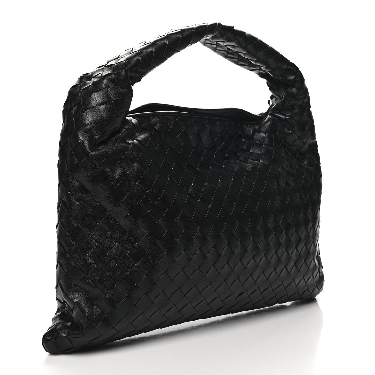 Bottega Veneta Calfskin Intrecciato Small Hop Black 3 of 10