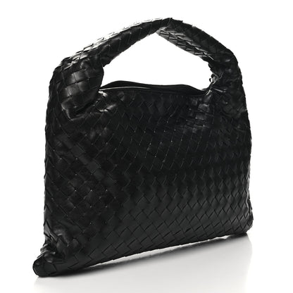 Bottega Veneta Calfskin Intrecciato Small Hop Black 3 of 10