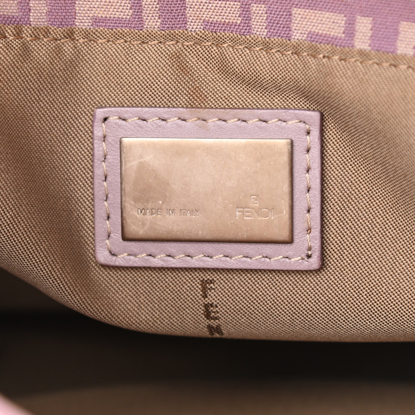 Zucchino Cuoio Shopping Tote Lilla