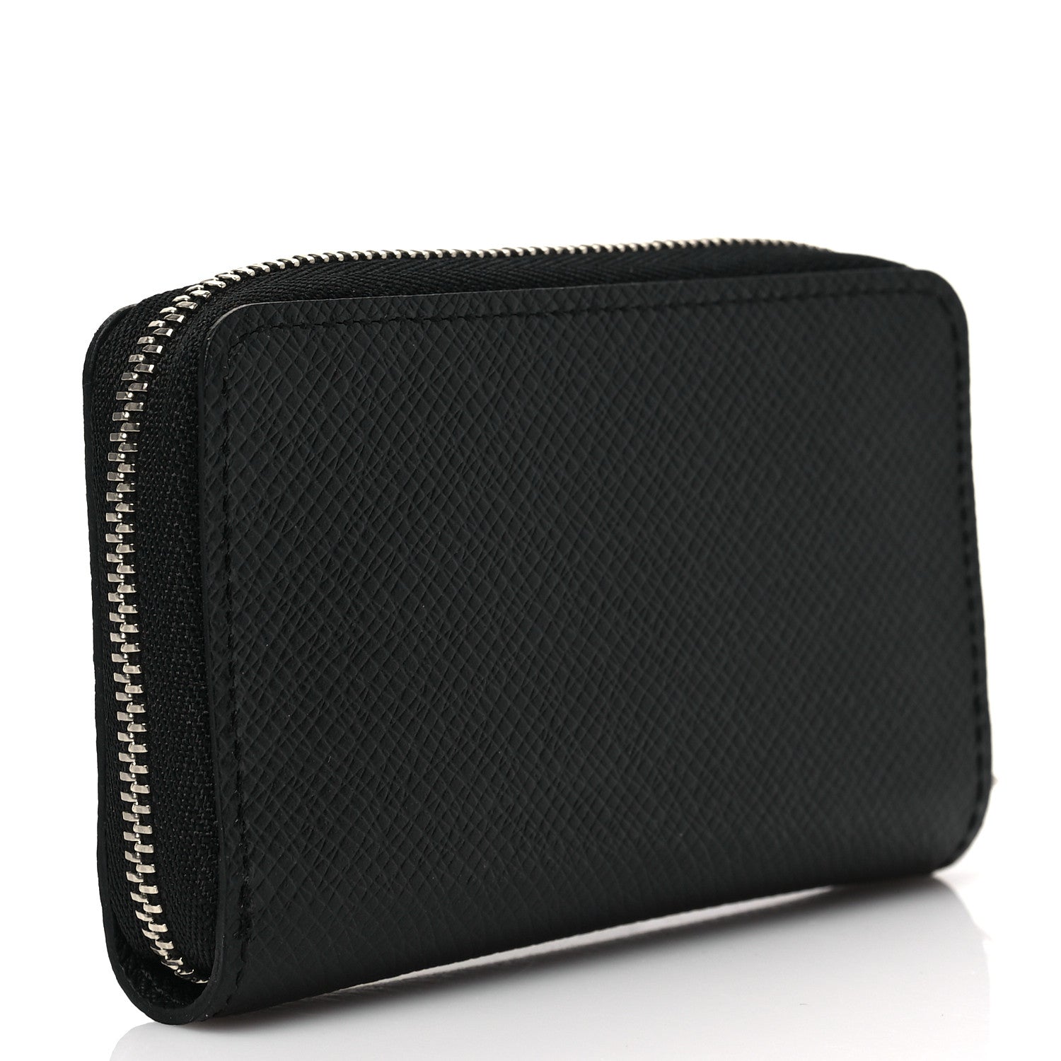Louis Vuitton Taiga Zippy Coin Purse Vertical Black 3 of 7
