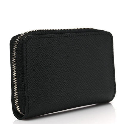 Louis Vuitton Taiga Zippy Coin Purse Vertical Black 3 of 7