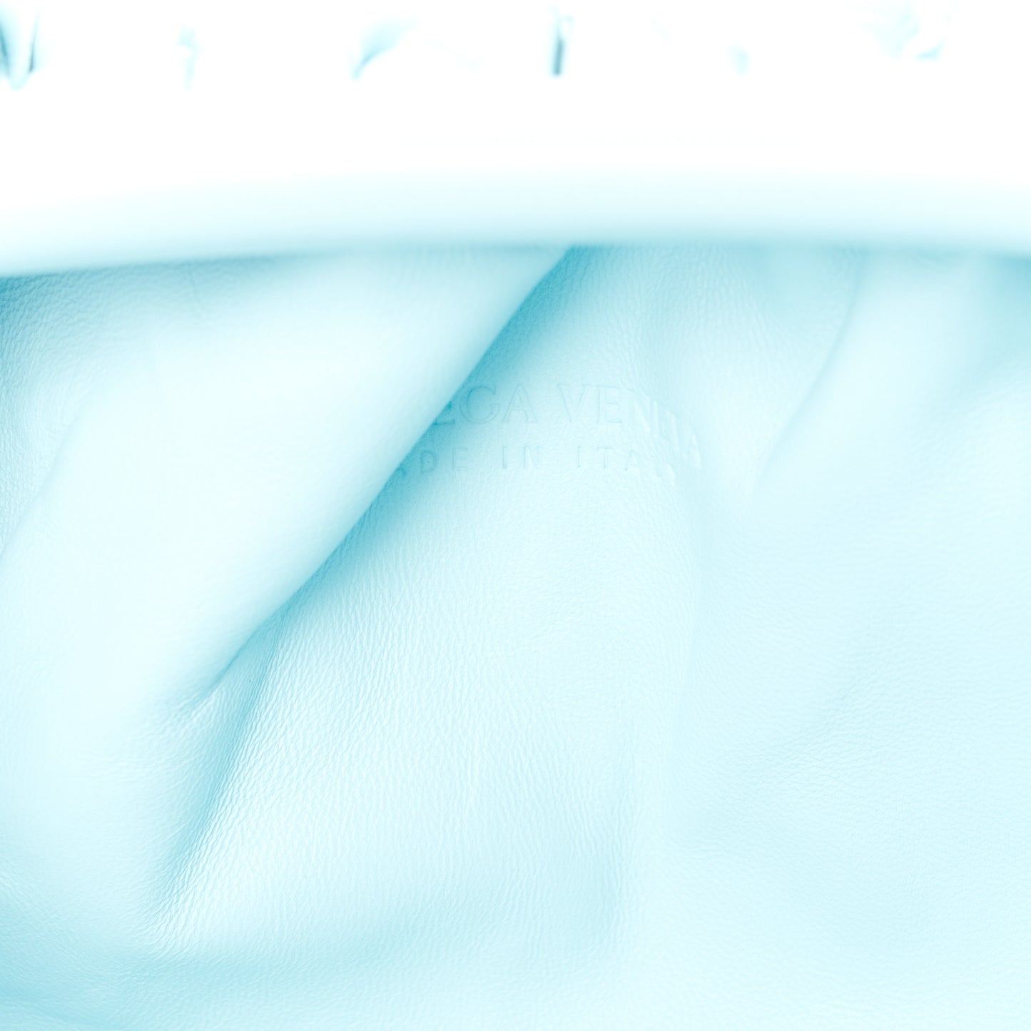 Nappa Intrecciato Teen Pouch Pale Blue