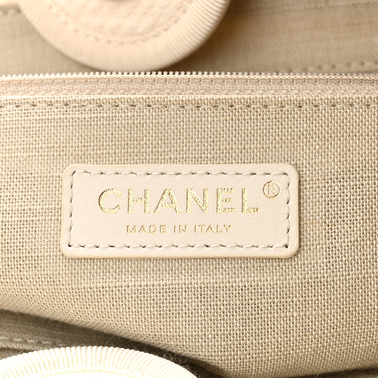 Mixed Fibers Small Deauville Tote White