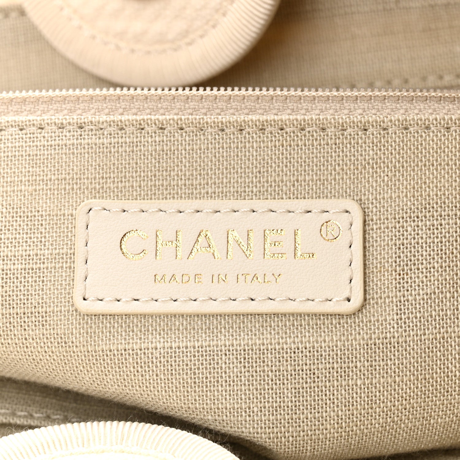 Chanel Mixed Fibers Small Deauville Tote White 7 of 11