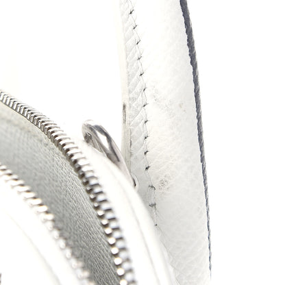 Balenciaga Grained Calfskin Graffiti Print XXS Ville Top Handle Bag White 10 of 10