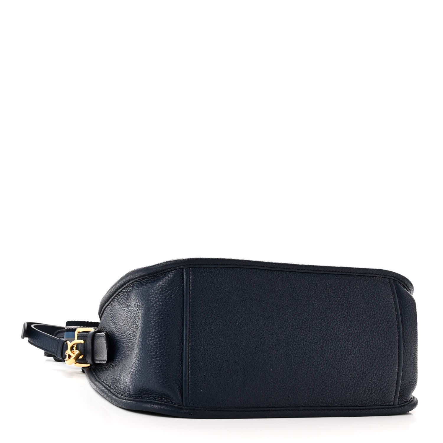 Prada Vitello Daino Hobo Messenger Bag Baltico 4 of 9