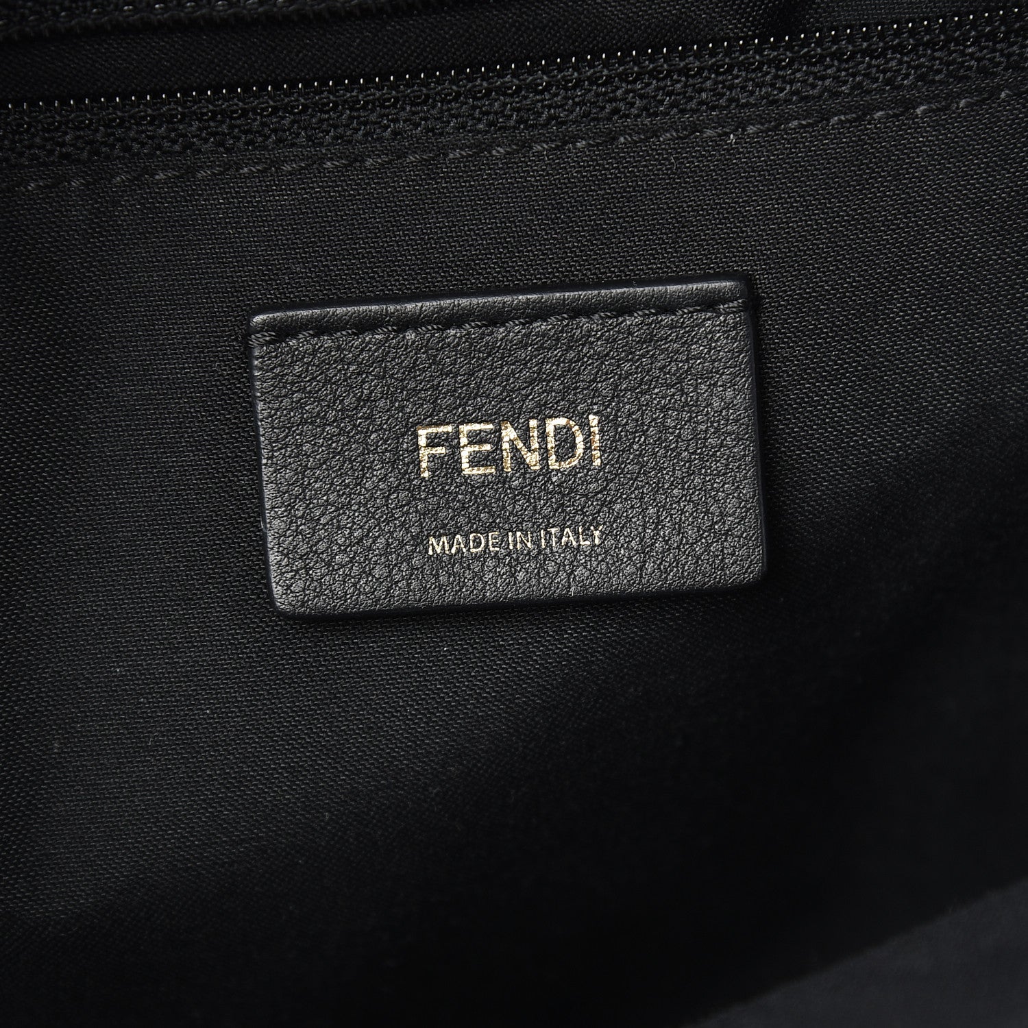 Fendi Nylon Vitello Liberty Metal Monster Eyes Studded Mini Backpack Black 6 of 10
