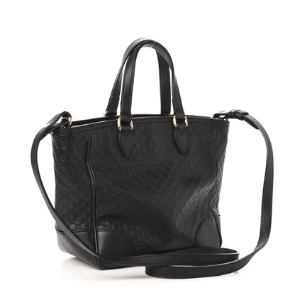 Gucci Microguccissima Small Bree Tote Black 3 of 12