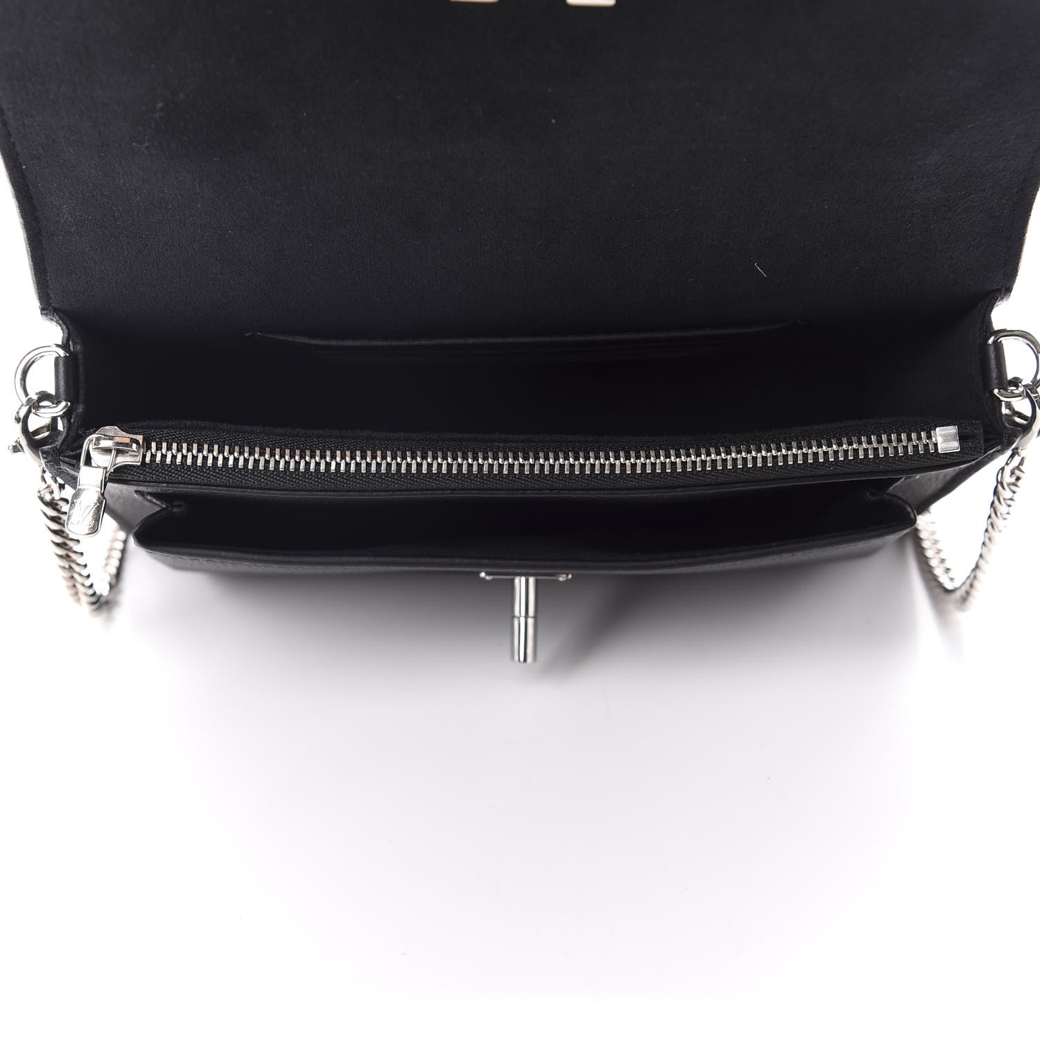 Louis Vuitton Soft Calfskin My Lockme Chain Bag BB Black 5 of 9