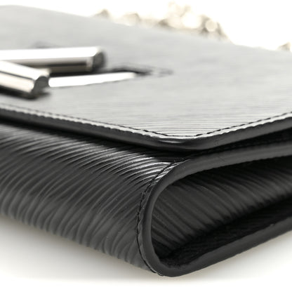 Louis Vuitton Epi Twist Chain Wallet Black 10 of 10
