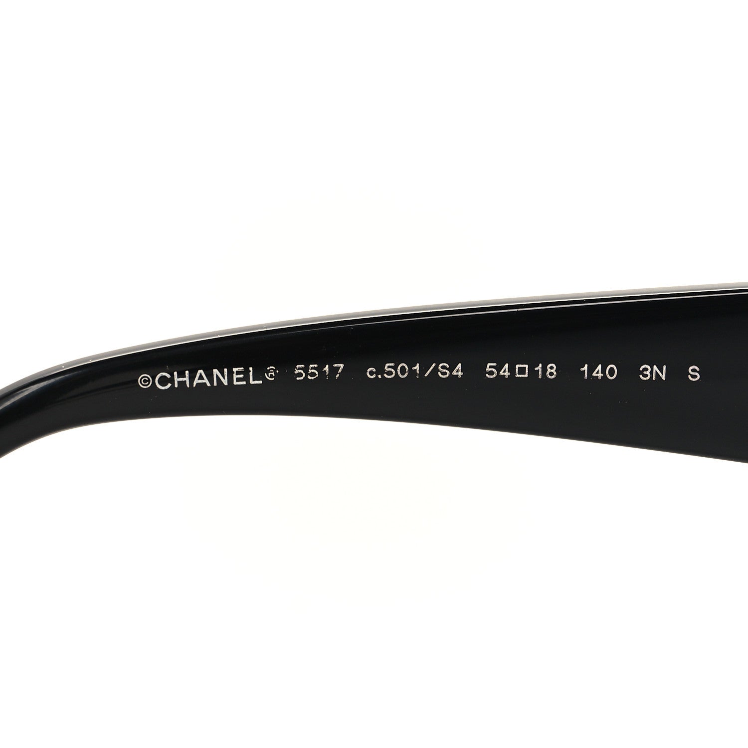 Chanel Acetate Enamel Heart Butterfly Sunglasses 5517 Black 5 of 9