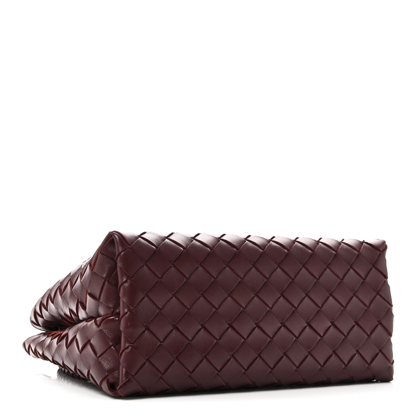 Nappa Intrecciato Small Andiamo Shoulder Bag Barolo