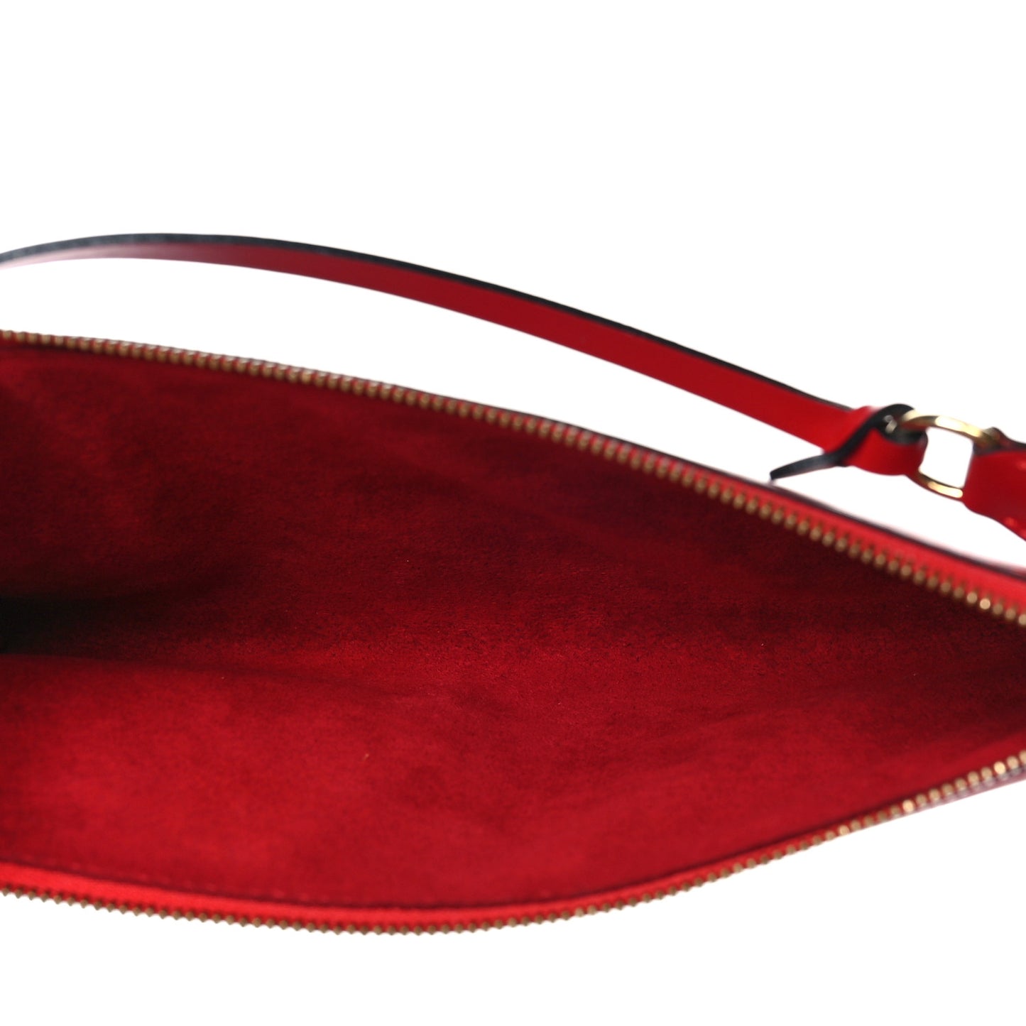 Epi Pochette Accessories 24 Castillan Red