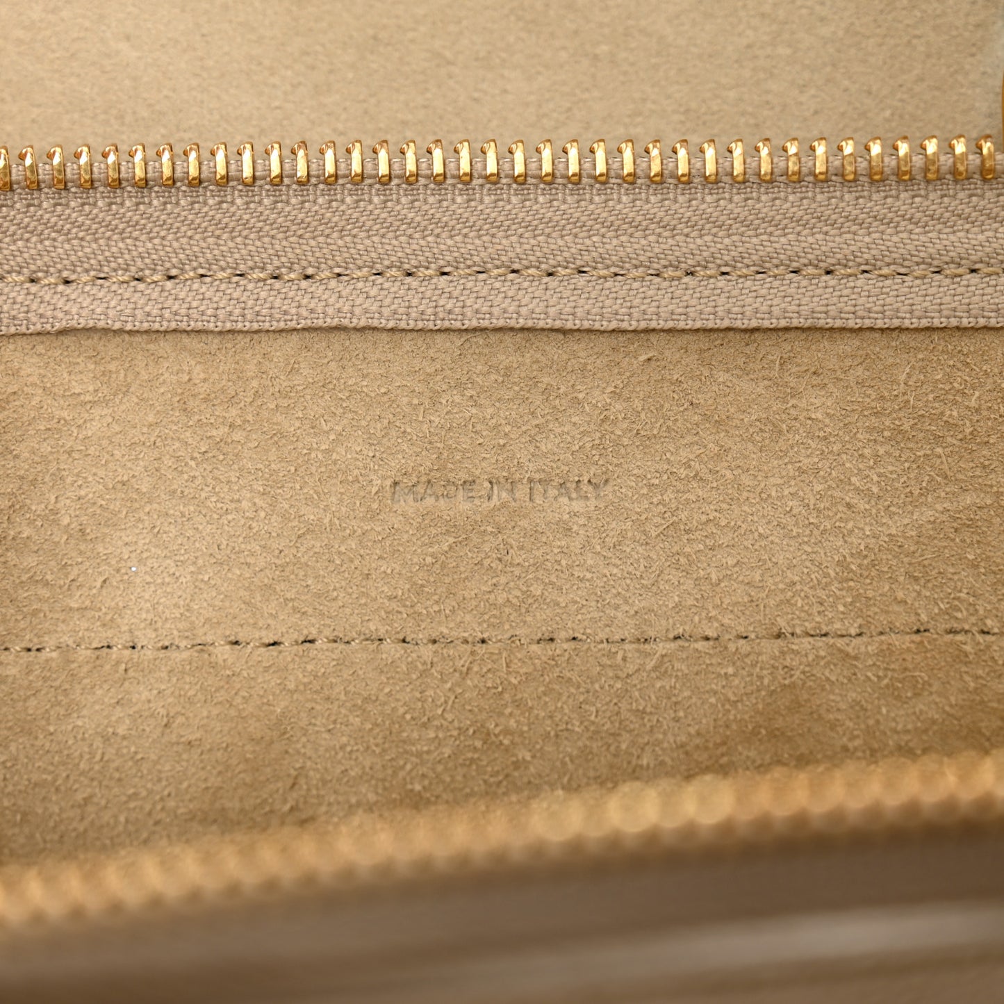 Grained Calfskin Nano Belt Bag Light Taupe