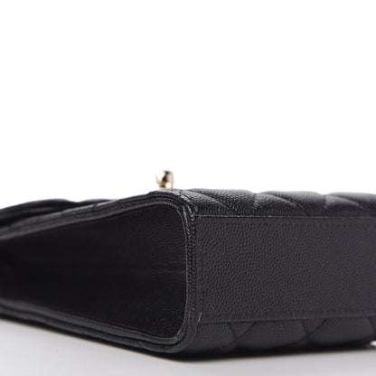 Chanel Caviar Quilted Classic Phone Holder Black 6 of 12