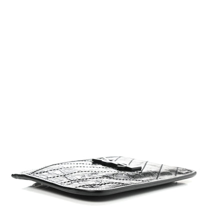 Saint Laurent Crinkled Calfskin Matelasse Monogram Niki Bill Pouch Black 4 of 7