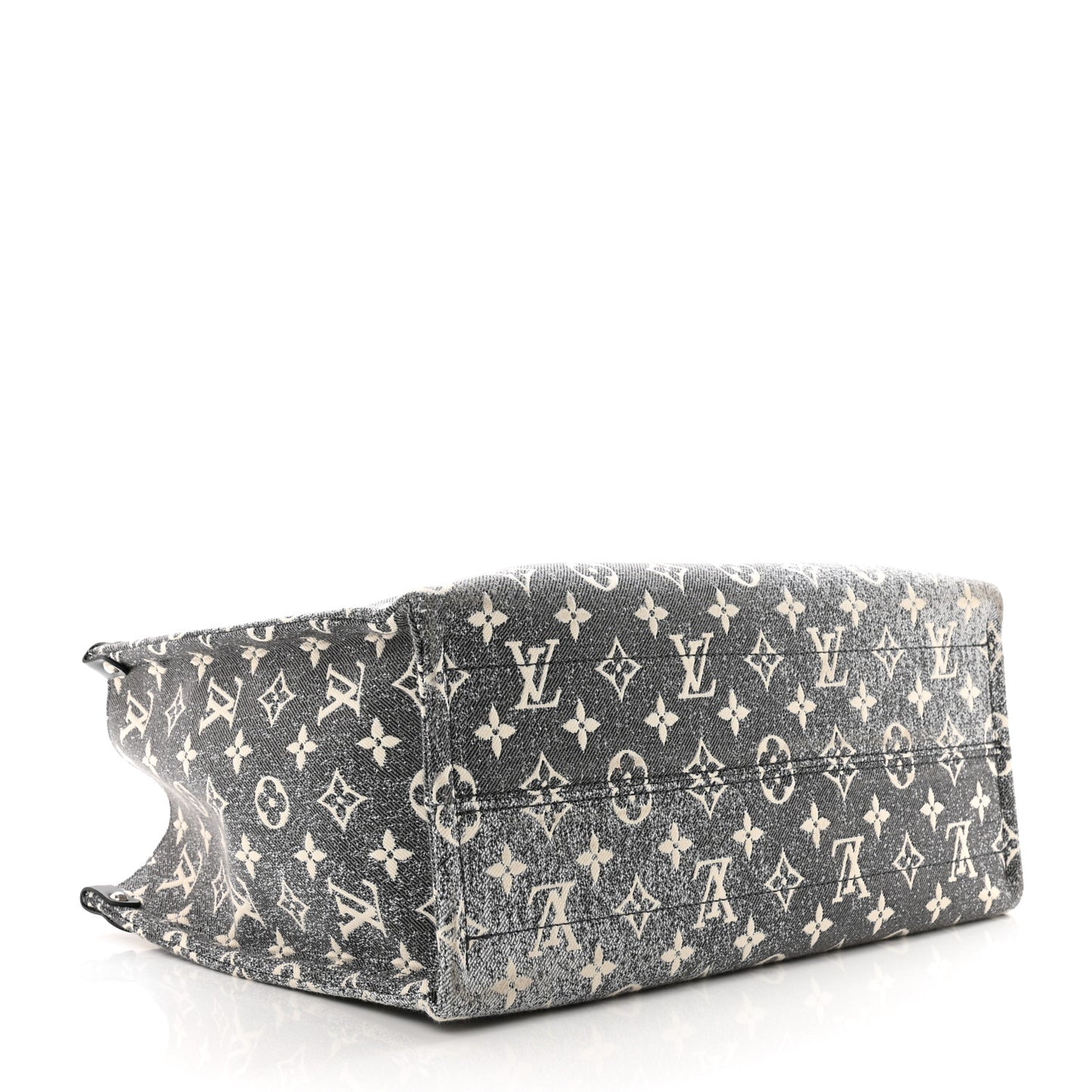 Monogram Jacquard Denim Onthego MM Bleu