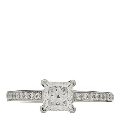Tiffany Platinum Diamond .70ct Novo Princess-Cut Engagement Ring 49 5 1 of 6