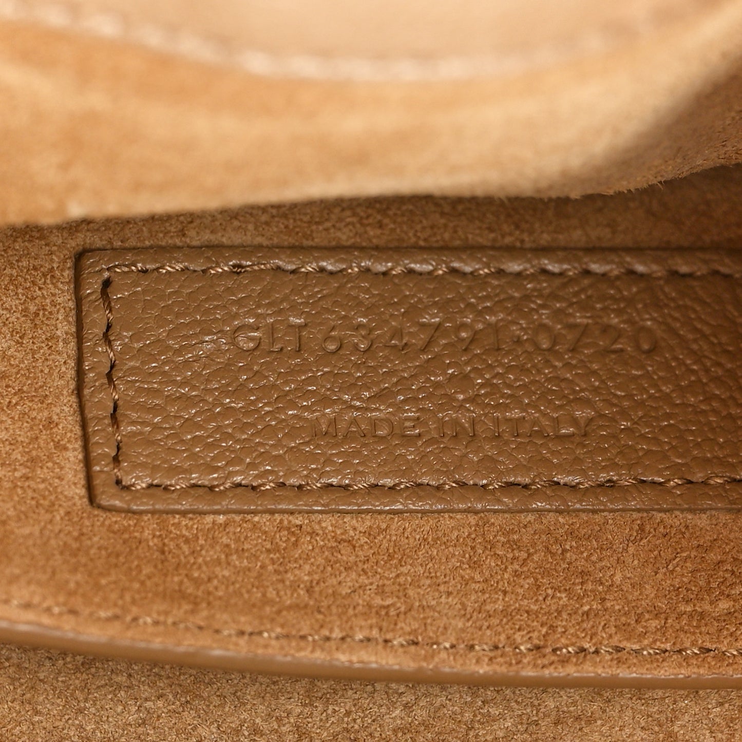 Suede Sorbonne Medium Shoulder Bag Natural Tan