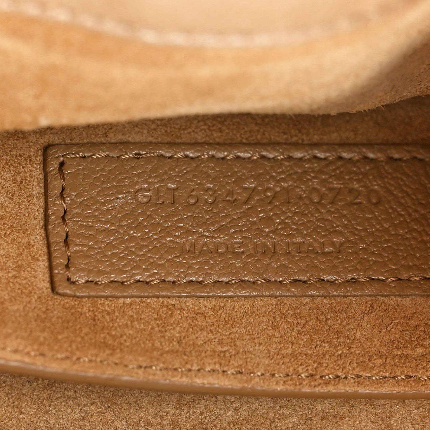 Saint Laurent Suede Sorbonne Medium Shoulder Bag Natural Tan 8 of 11