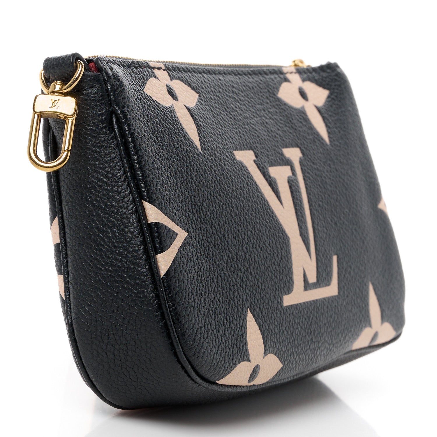 Louis Vuitton Empreinte Monogram Giant Multi Pochette Accessories Large Pochette Black Beige 3 of 10