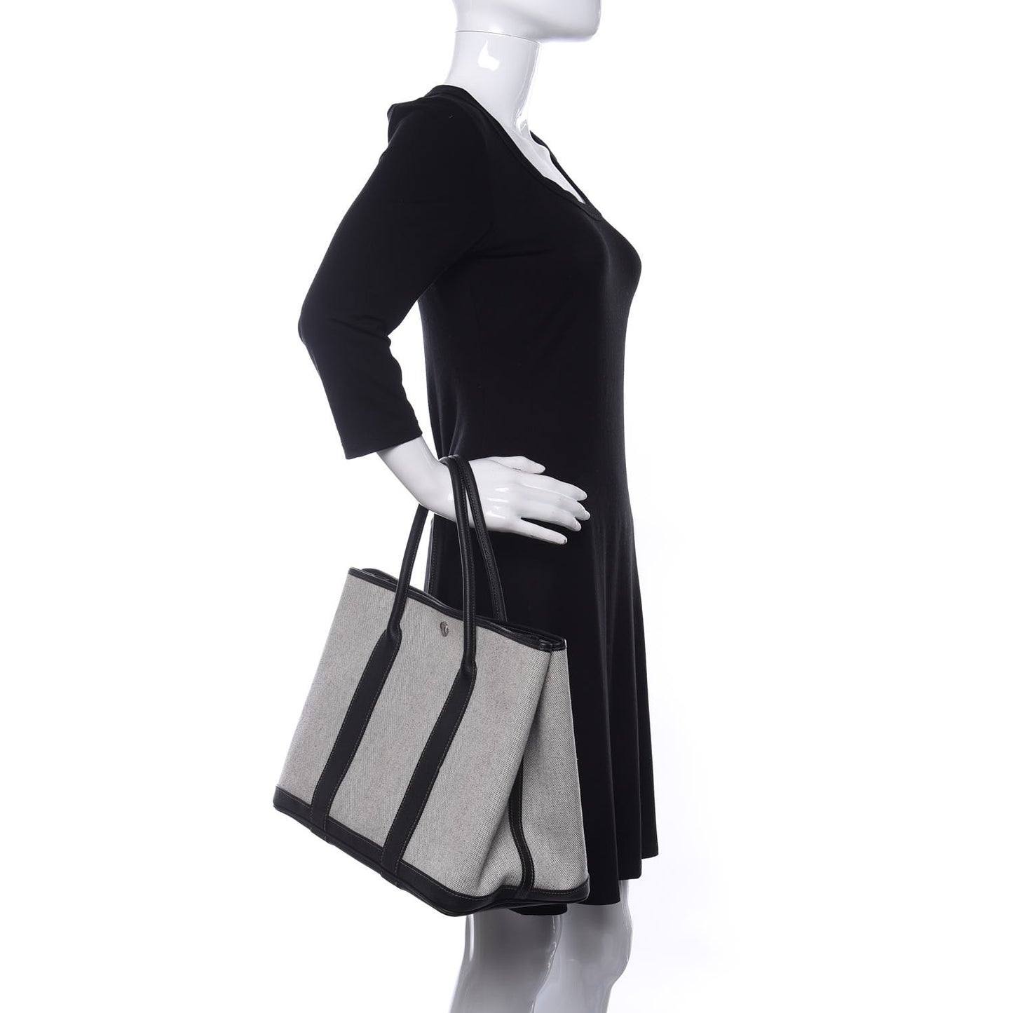 Buffle Skipper Toile Garden Party 36 MM Tote Black