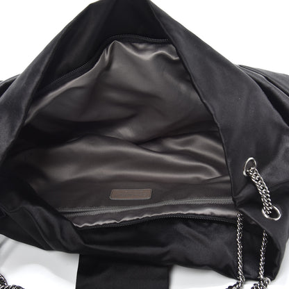 Chanel Satin Large Bow Bag Black 5 of 9