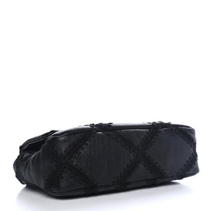 Chanel Calfskin Crochet Medium Chanel 19 Flap Black 3 of 5