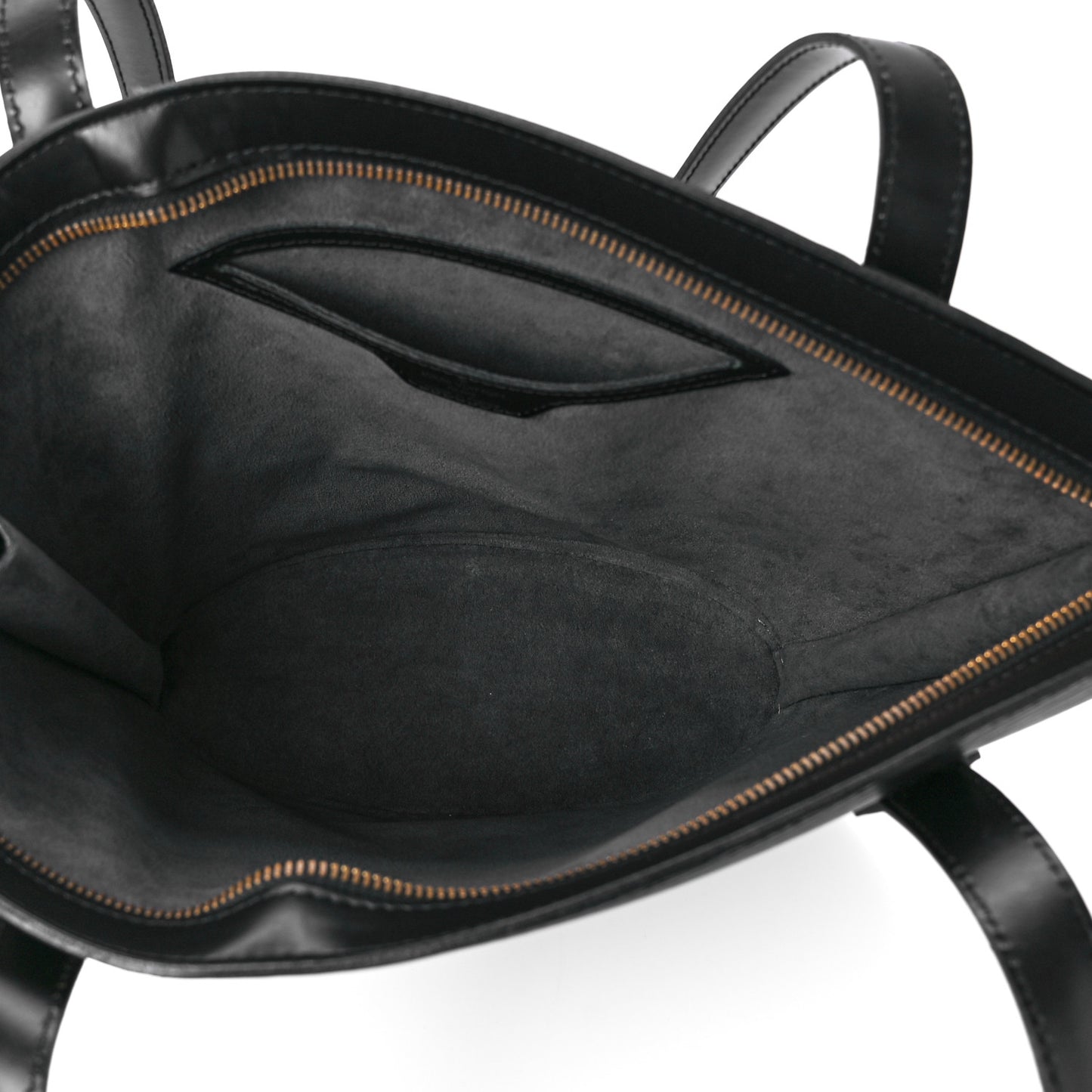 Epi Saint Jacques PM Long Straps Black