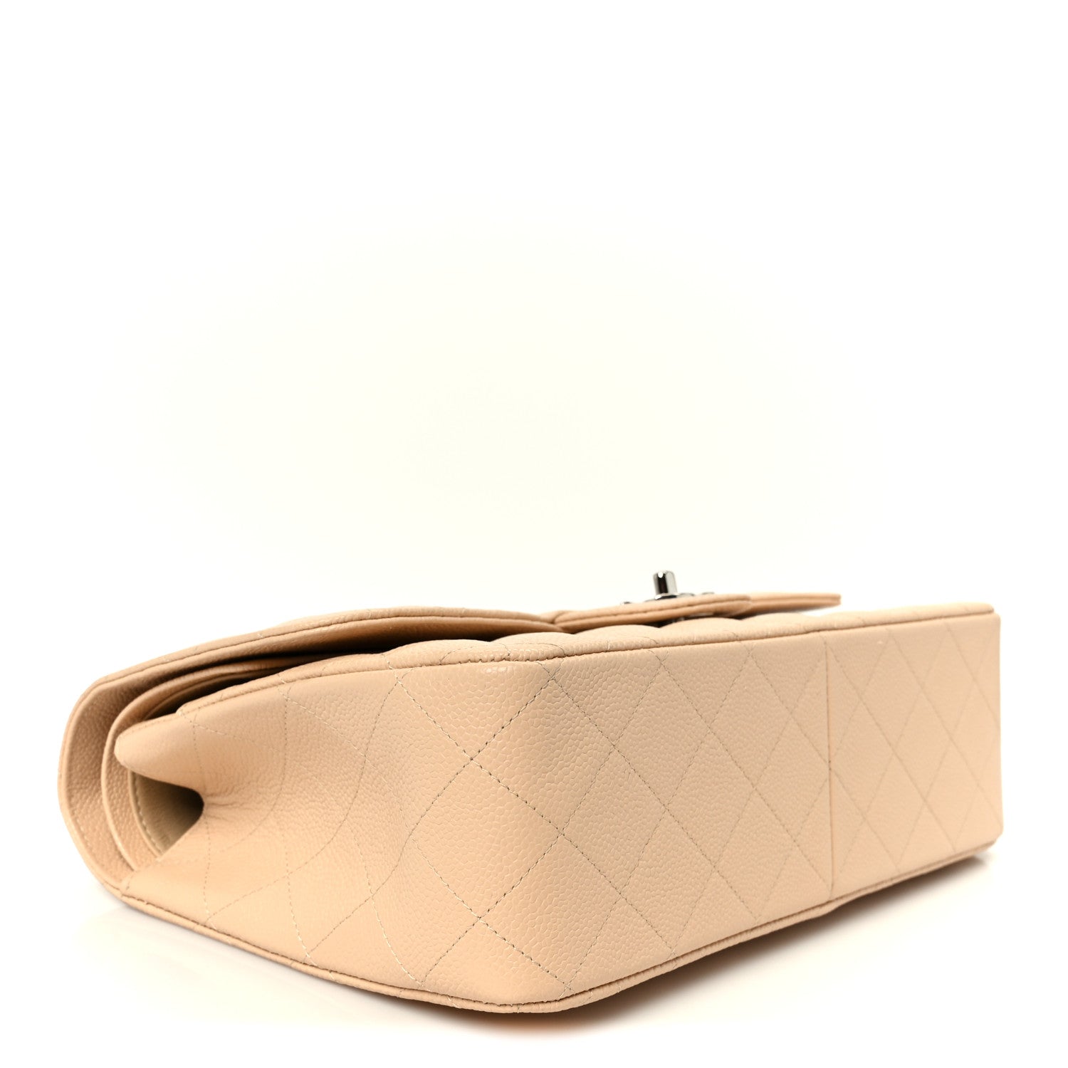 Chanel Caviar Quilted Jumbo Double Flap Beige Clair 4 of 12