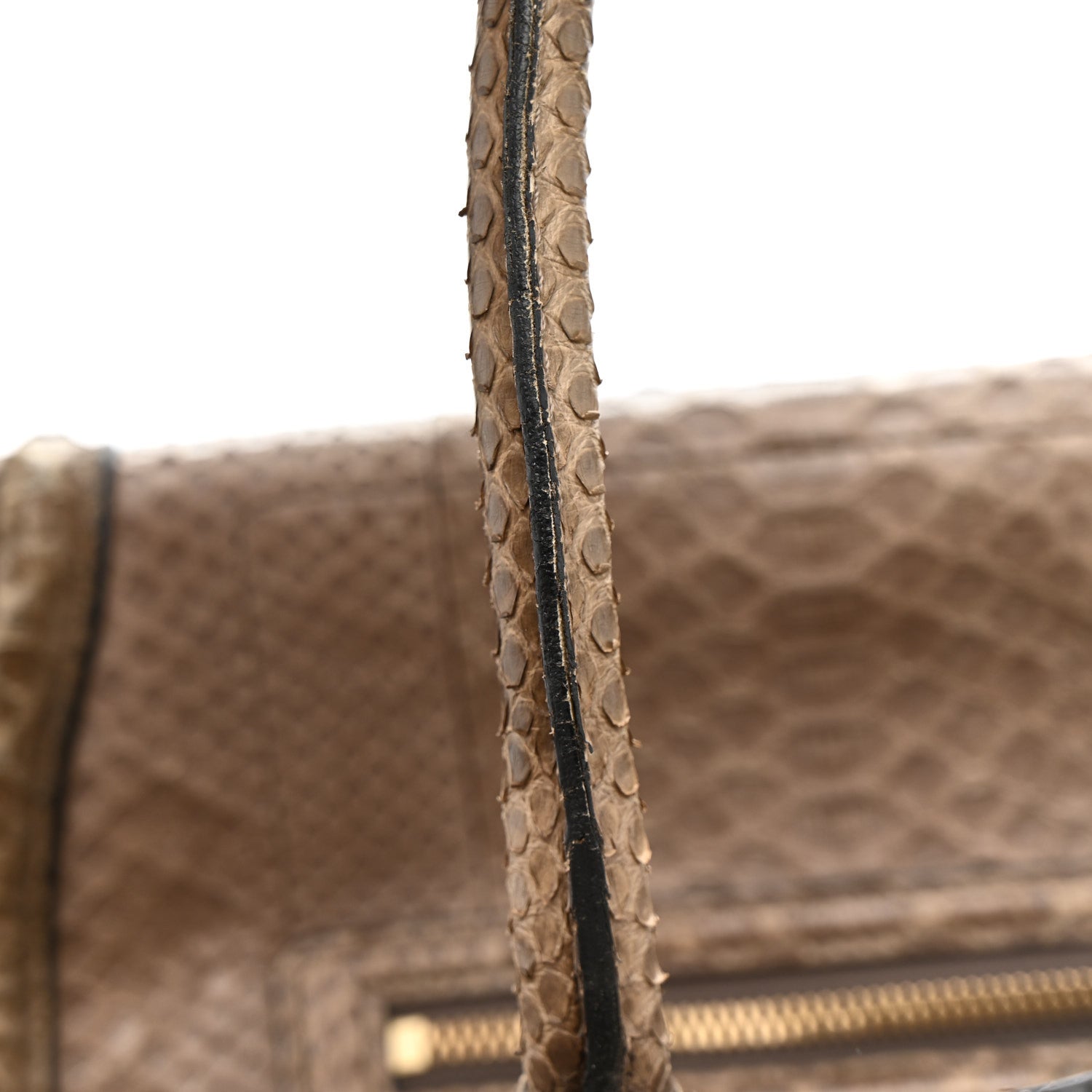 Celine Snakeskin Mini Luggage Grey 16 of 19