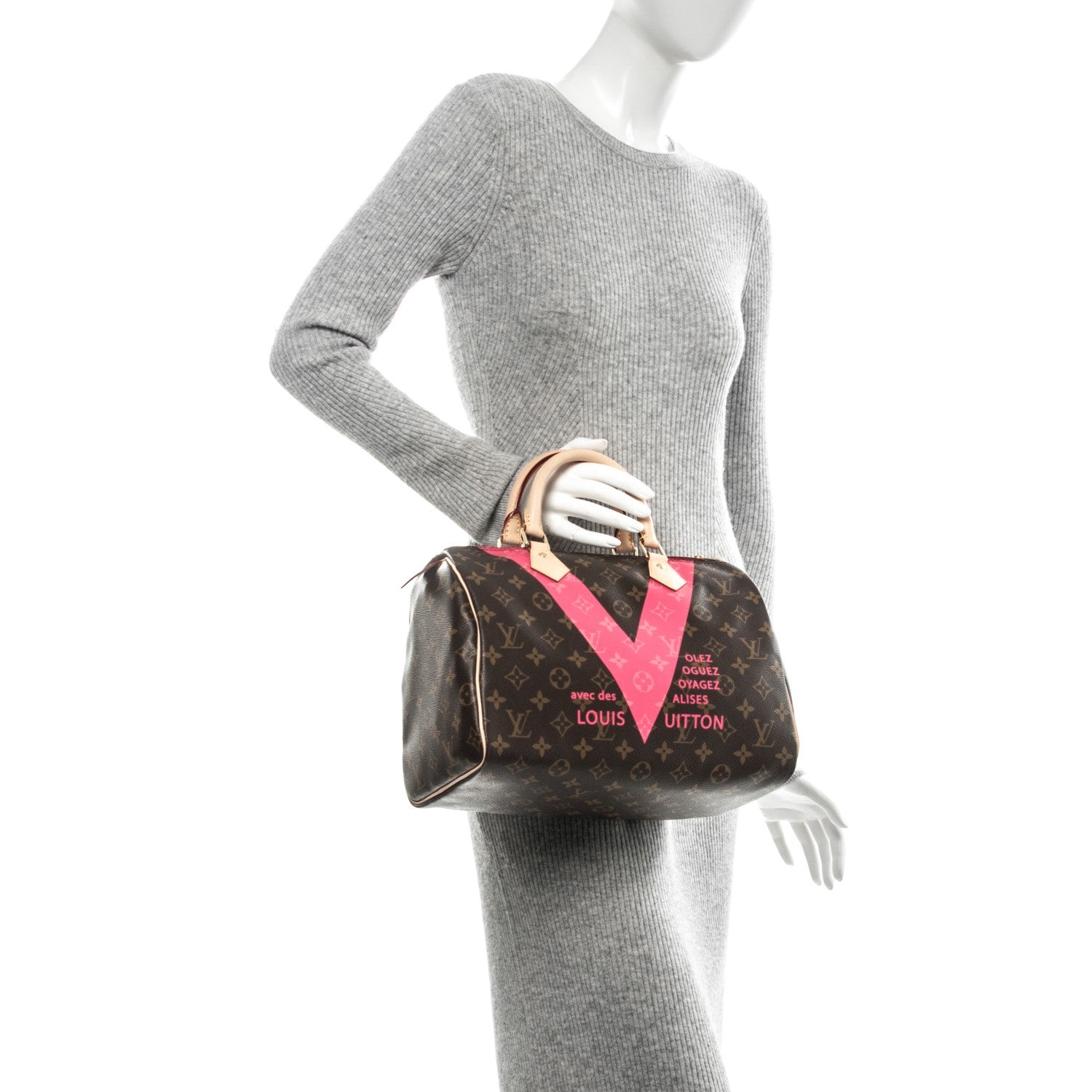 Louis Vuitton Monogram Speedy 30 V Grenade 2 of 7