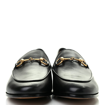 Gucci Calfskin Womens Jordaan Loafers 36.5 Black 2 of 8