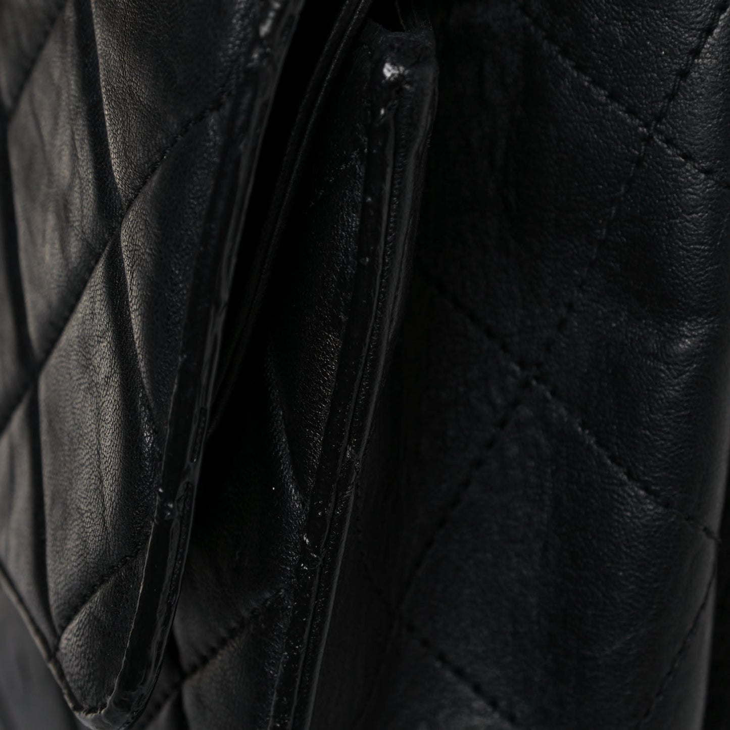 Washed Lambskin Maxi Take Away Flap Bag Black