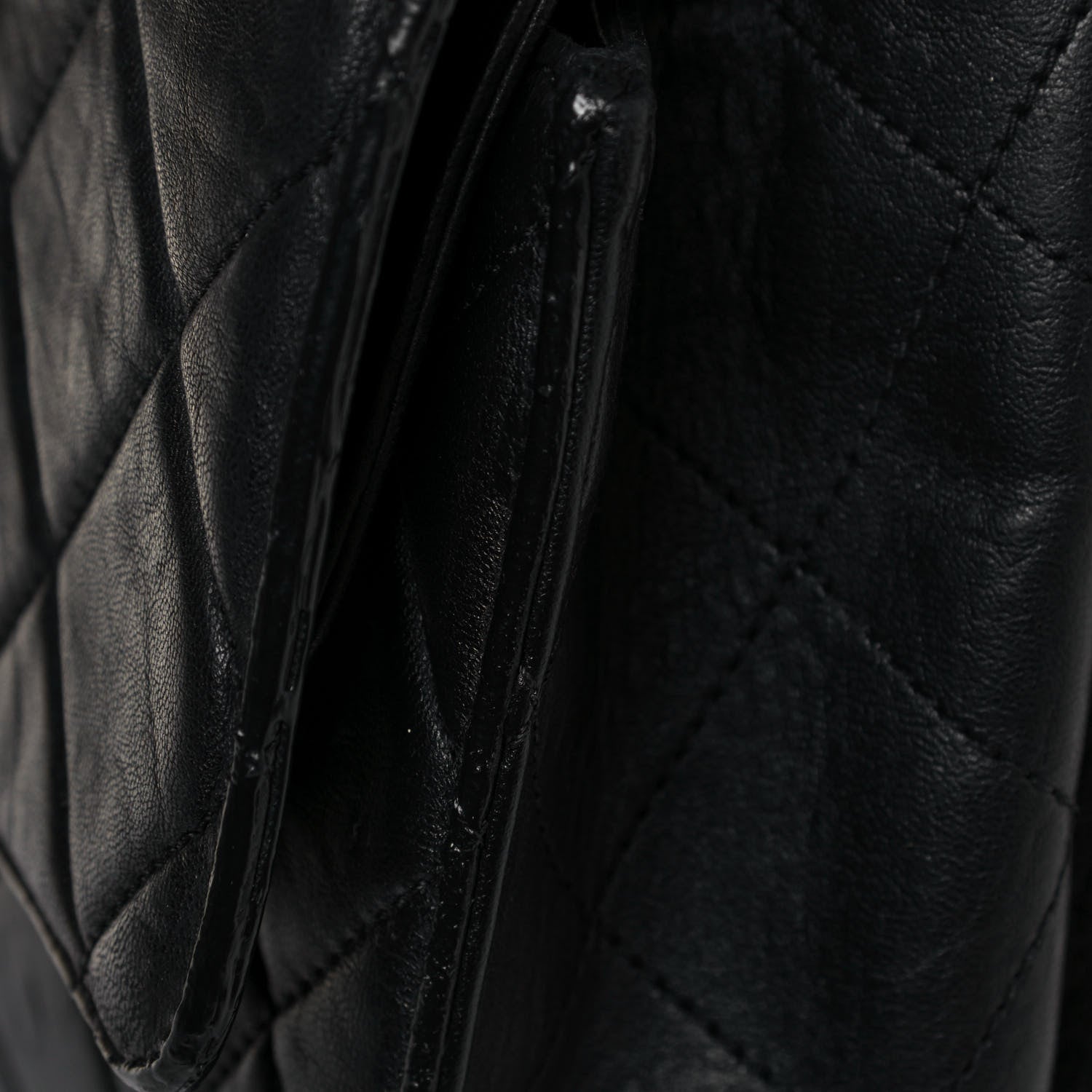 Chanel Washed Lambskin Maxi Take Away Flap Bag Black 13 of 16