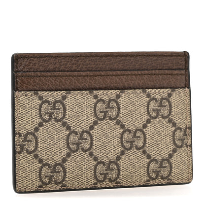 Gucci GG Supreme Monogram Ophidia Card Holder Brown 3 of 10