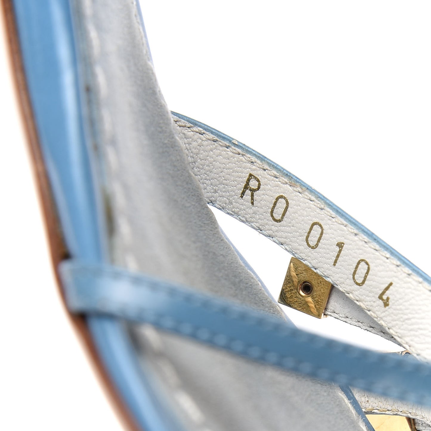 Patent Strappy Bow Sandals 37.5 Blue