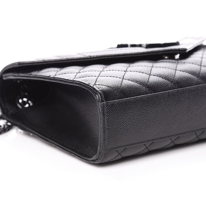 Saint Laurent Grain De Poudre Textured Mixed Matelasse Triquilt Medium Monogram Satchel Black 5 of 9