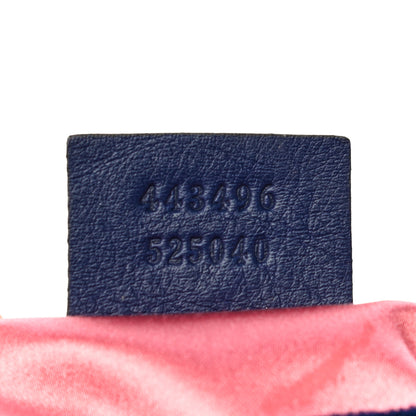 Gucci Velvet Matelasse Medium GG Marmont Shoulder Bag Cobalt Blue 6 of 9