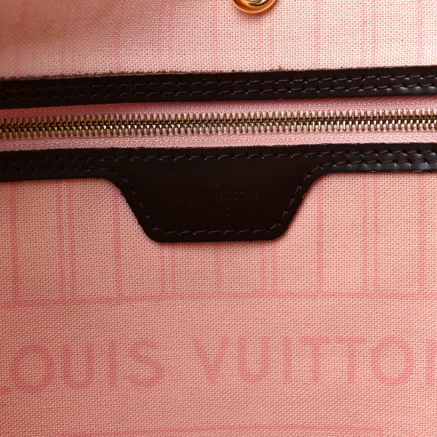 Louis Vuitton Damier Ebene Neo Neverfull MM Rose Ballerine 6 of 15